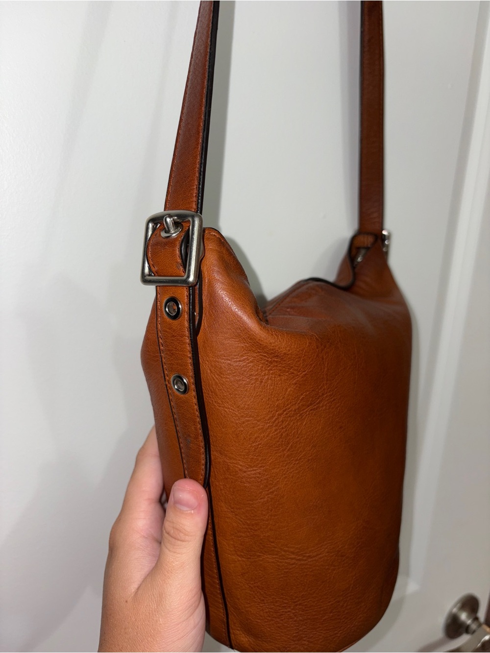 Vintage Coach Bleecker Leather Mini Duffle 14 - Picture 5 of 8